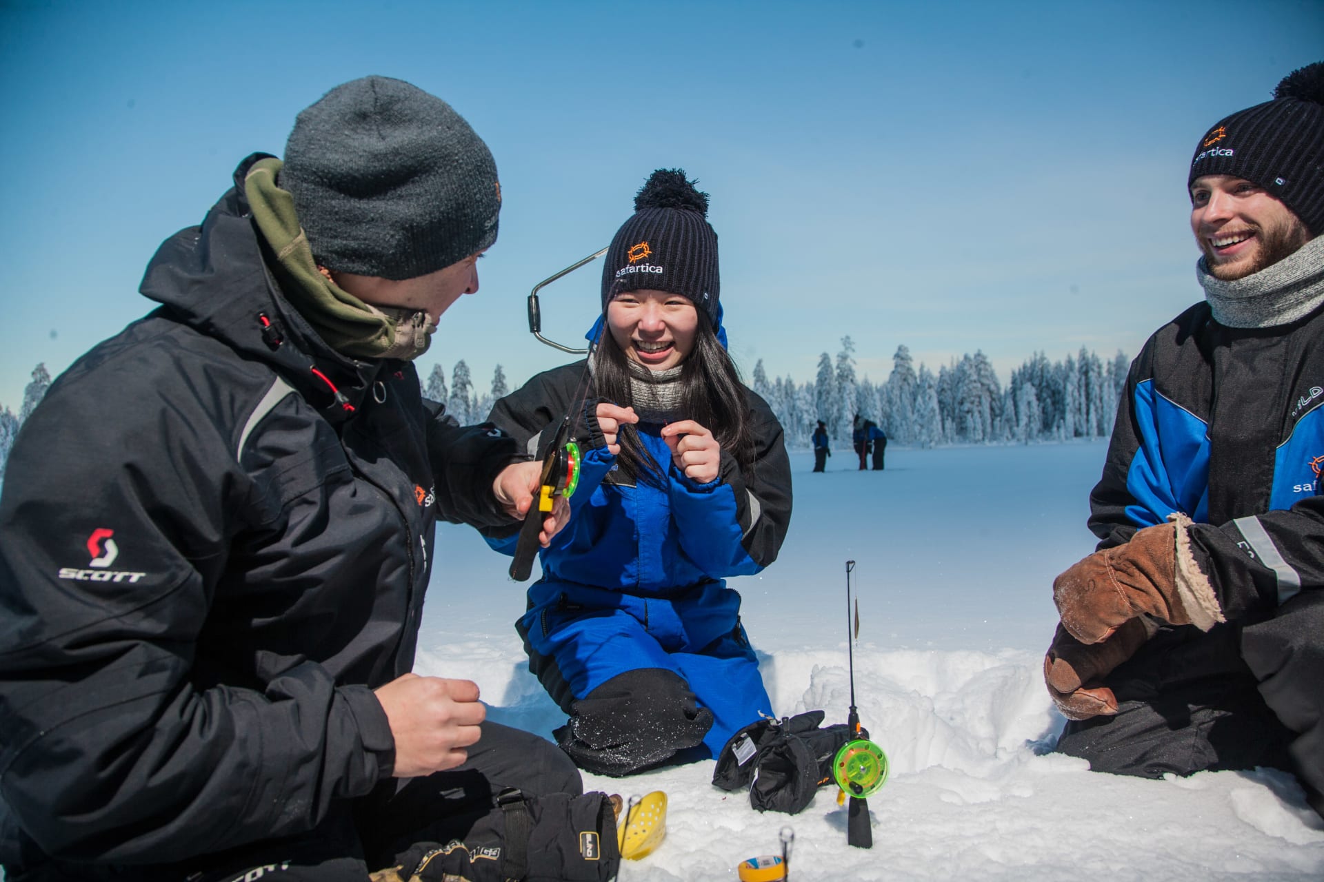 Ice Fishing By Car Visit Finland